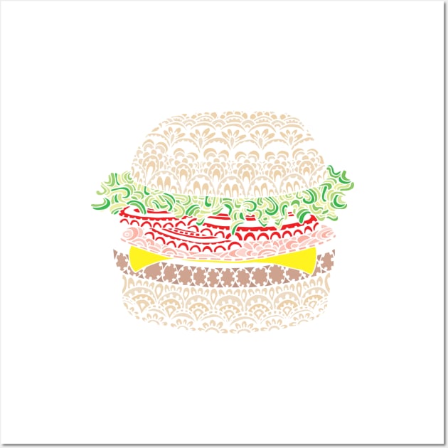 Zen Burger Wall Art by HayleyLaurenDesign